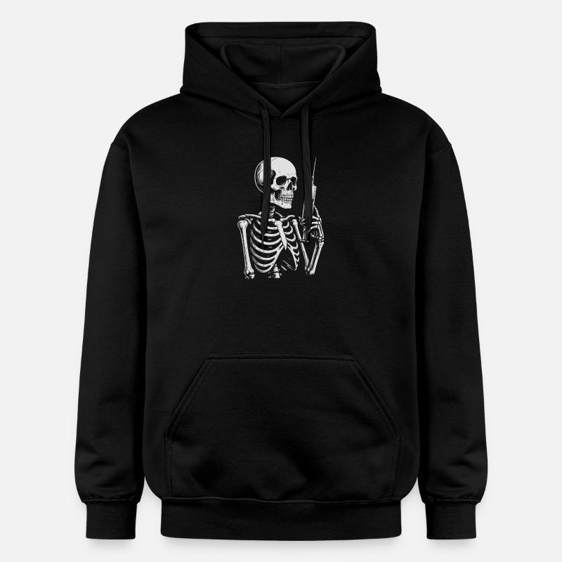 Tee Squelettique à Seringue Noire - Sweat à capuche Softstyle® Gildan Unisexe - noir
