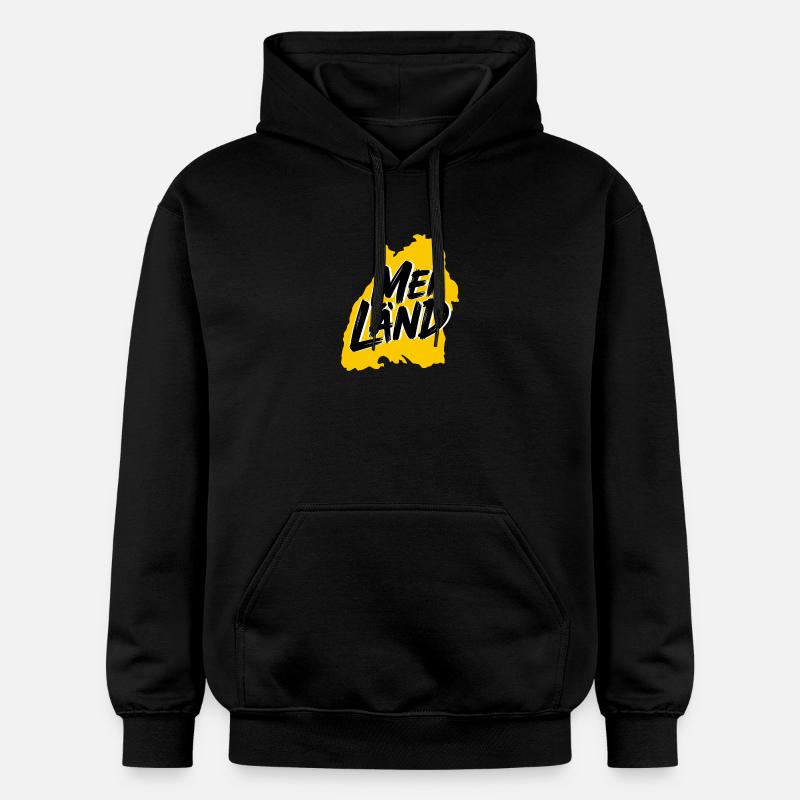 Mei Länd Bade-Wurtemberg - Sweat à capuche Softstyle® Gildan Unisexe - noir