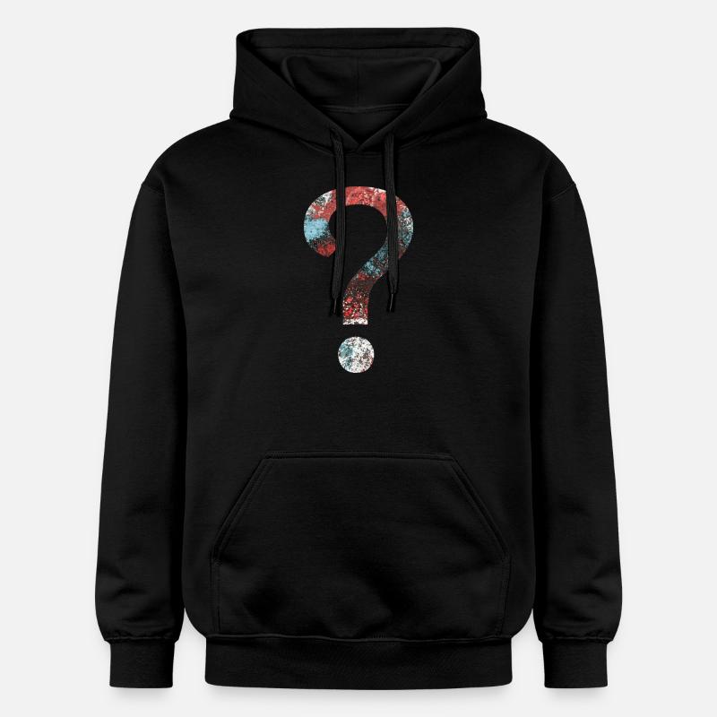 Résumé Question Mark - Sweat à capuche Softstyle® Gildan Unisexe - noir