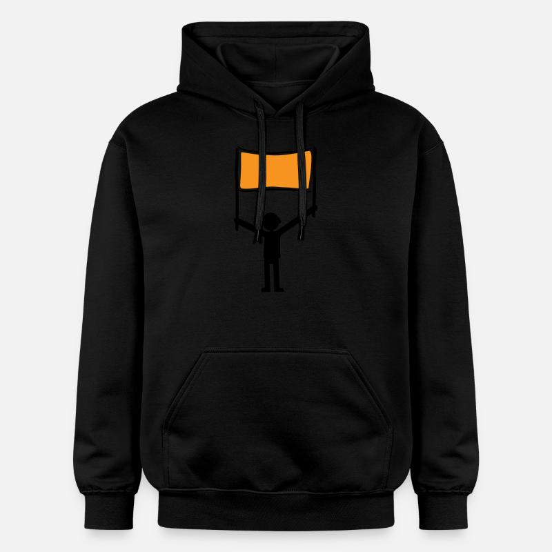 Grève de démonstration - Sweat à capuche Softstyle® Gildan Unisexe - noir