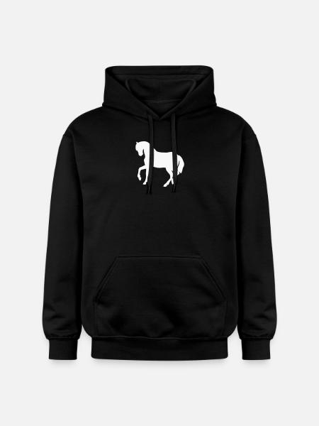 Cute Pony - Gildan Unisex Softstyle® Midweight Hoodie - black
