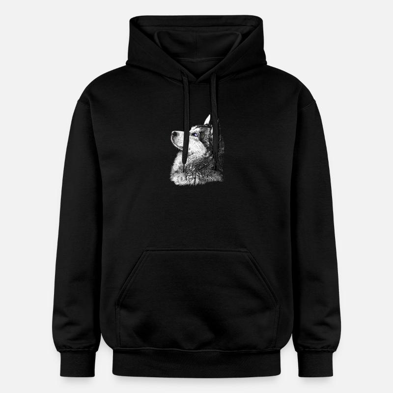 Husky - Sweat à capuche Softstyle® Gildan Unisexe - noir