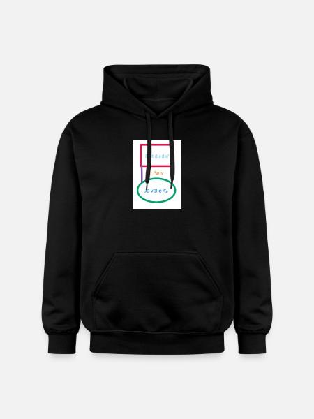 Antwort - Gildan Unisex Softstyle® Midweight Hoodie - Schwarz