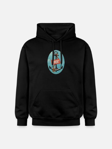 Ahoi - Gildan Unisex Softstyle® Midweight Hoodie - Schwarz