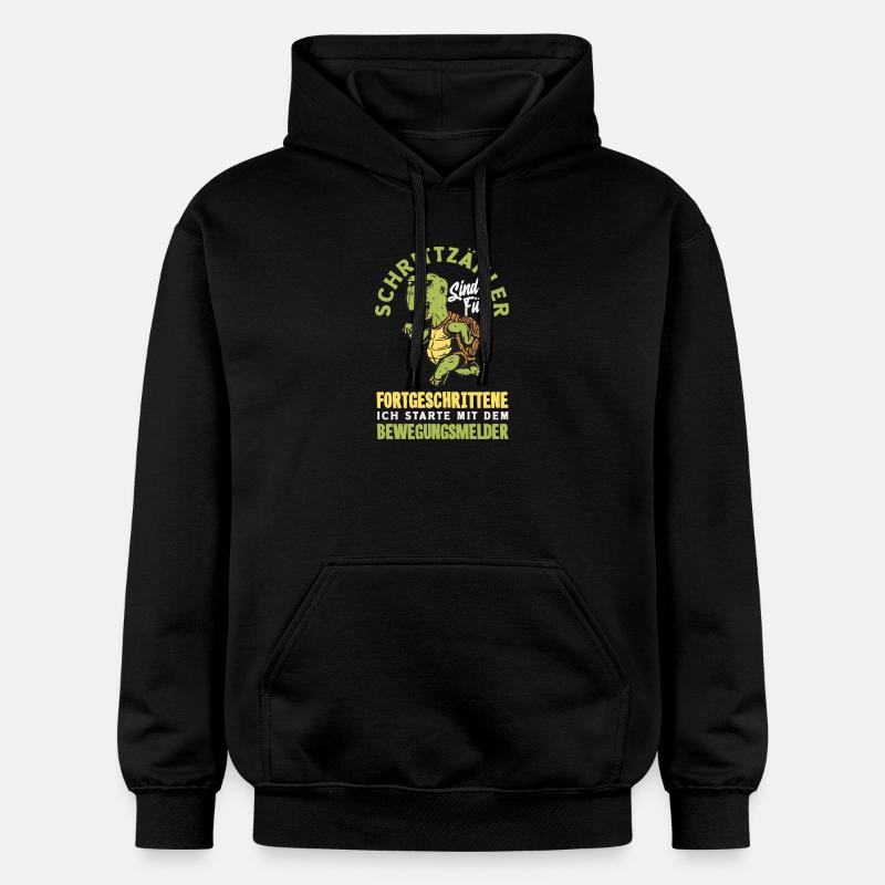 Podomètre? J’utilise le détecteur de mouvement - Sweat à capuche Softstyle® Gildan Unisexe - noir