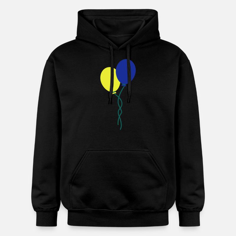 luftballons__f3 - Sweat à capuche Softstyle® Gildan Unisexe - noir