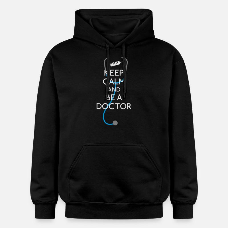 Keep Calm Doctor - Sweat à capuche Softstyle® Gildan Unisexe - noir