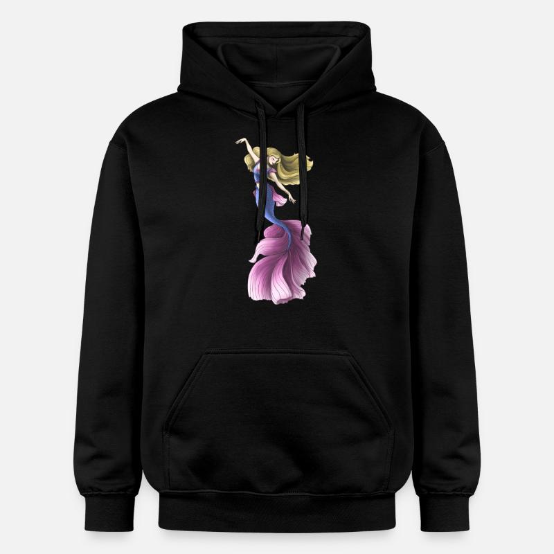 Sirène - Sweat à capuche Softstyle® Gildan Unisexe - noir