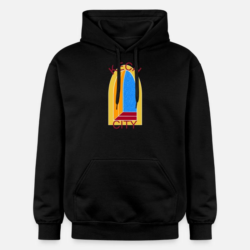 KECH CITY WINDOW 2 - Sweat à capuche Softstyle® Gildan Unisexe - noir