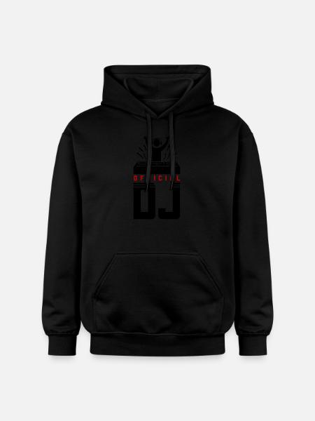 DJ Spruch Turntables - Gildan Unisex Softstyle® Midweight Hoodie - Schwarz
