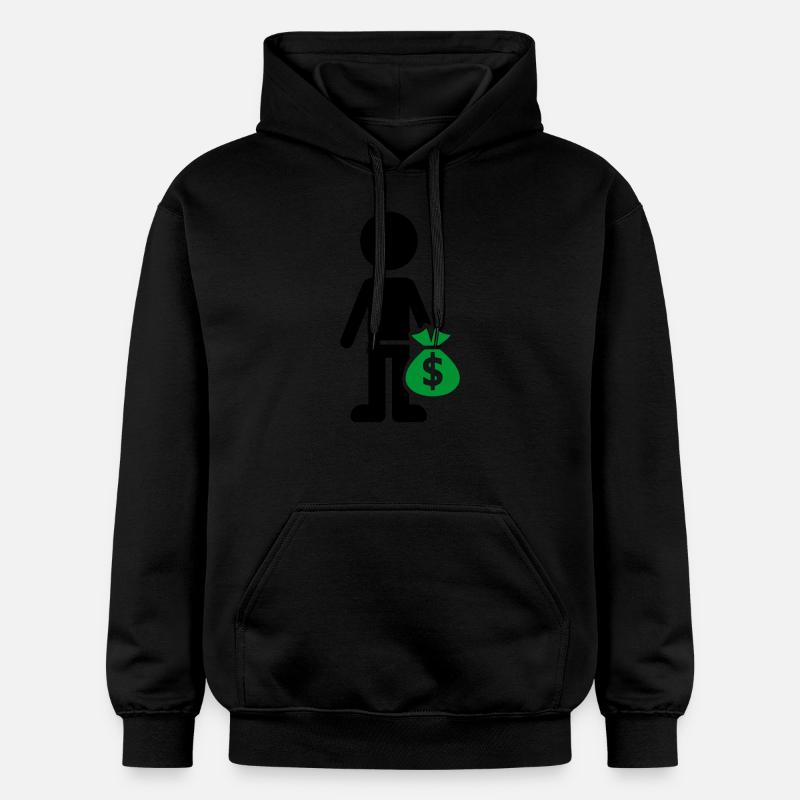 Arnaque d’argent d’entreprise - Sweat à capuche Softstyle® Gildan Unisexe - noir