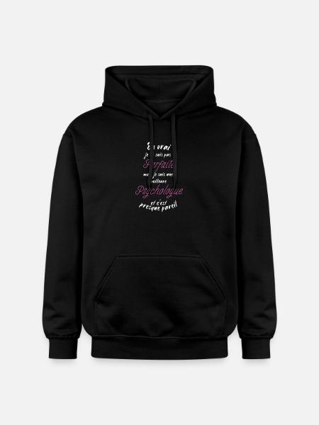 Ich bin der beste Psychologe - Gildan Unisex Softstyle® Midweight Hoodie - Schwarz