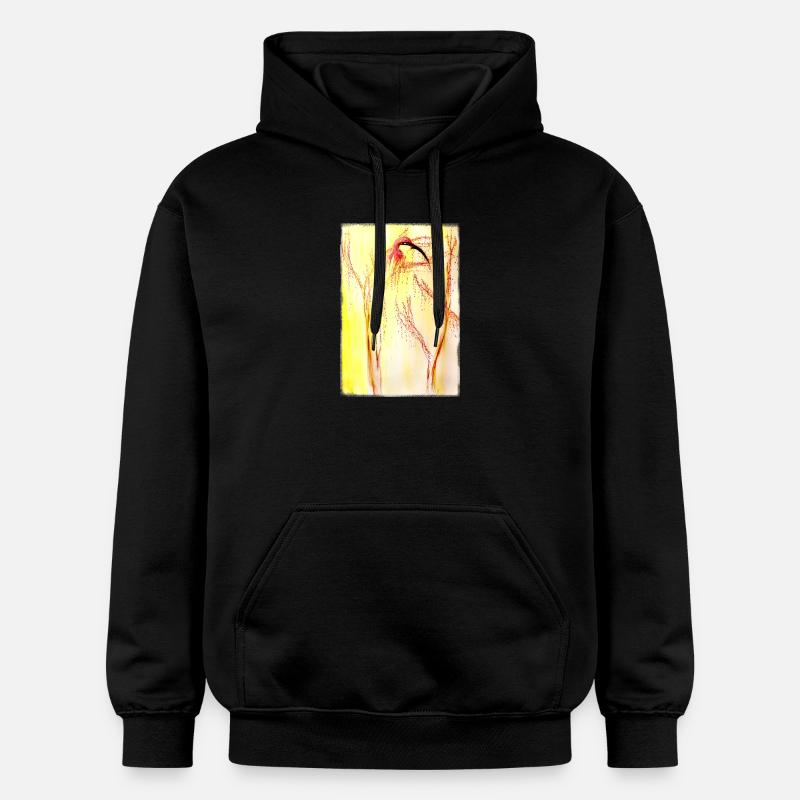  bee-eater - Gildan Unisex Softstyle® Midweight Hoodie - black