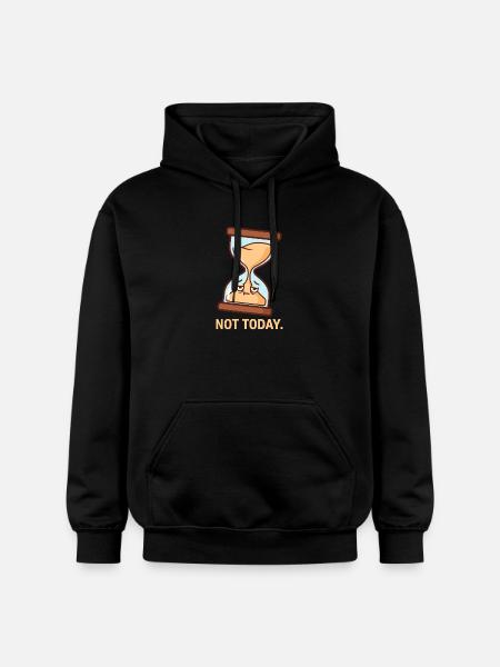 The Reluctant Hourglass - Gildan Unisex Softstyle® Midweight Hoodie - black