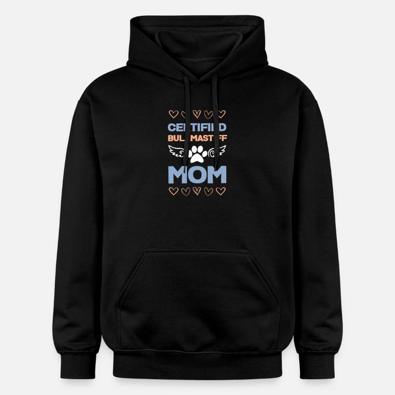 Certification Bullmastiff Mama - Sweat à capuche Softstyle® Gildan Unisexe - noir