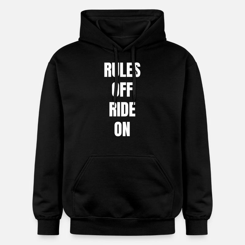 Règles de la balade - Sweat à capuche Softstyle® Gildan Unisexe - noir