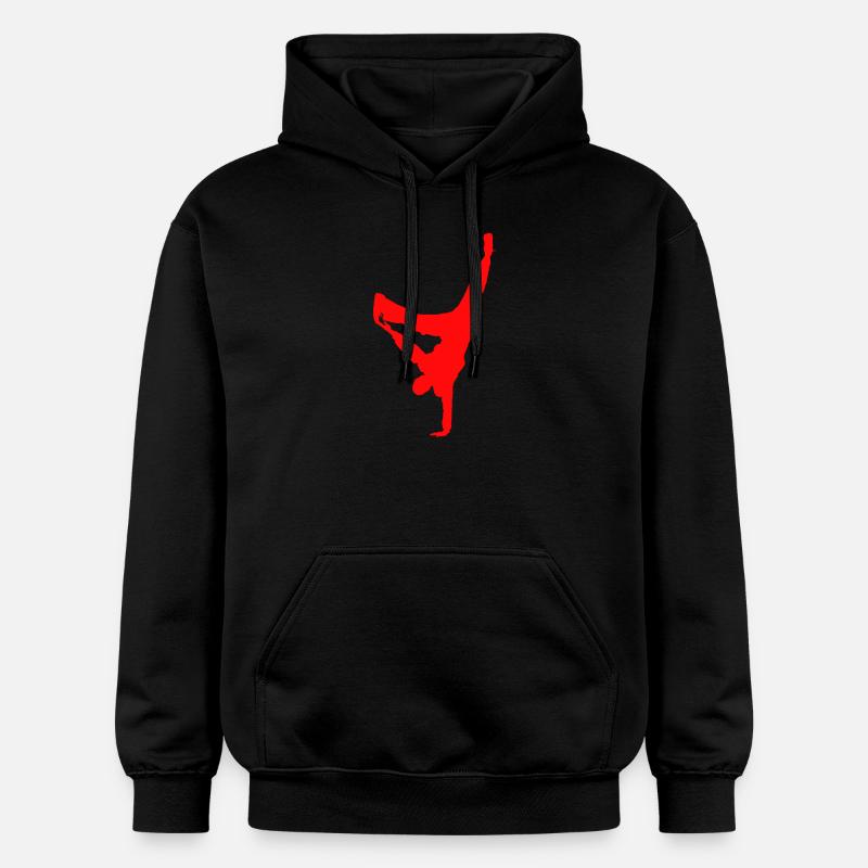 break dance - Sweat à capuche Softstyle® Gildan Unisexe - noir