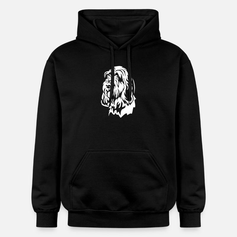 Tête Spinone Italiano « Black Edition » - Sweat à capuche Softstyle® Gildan Unisexe - noir