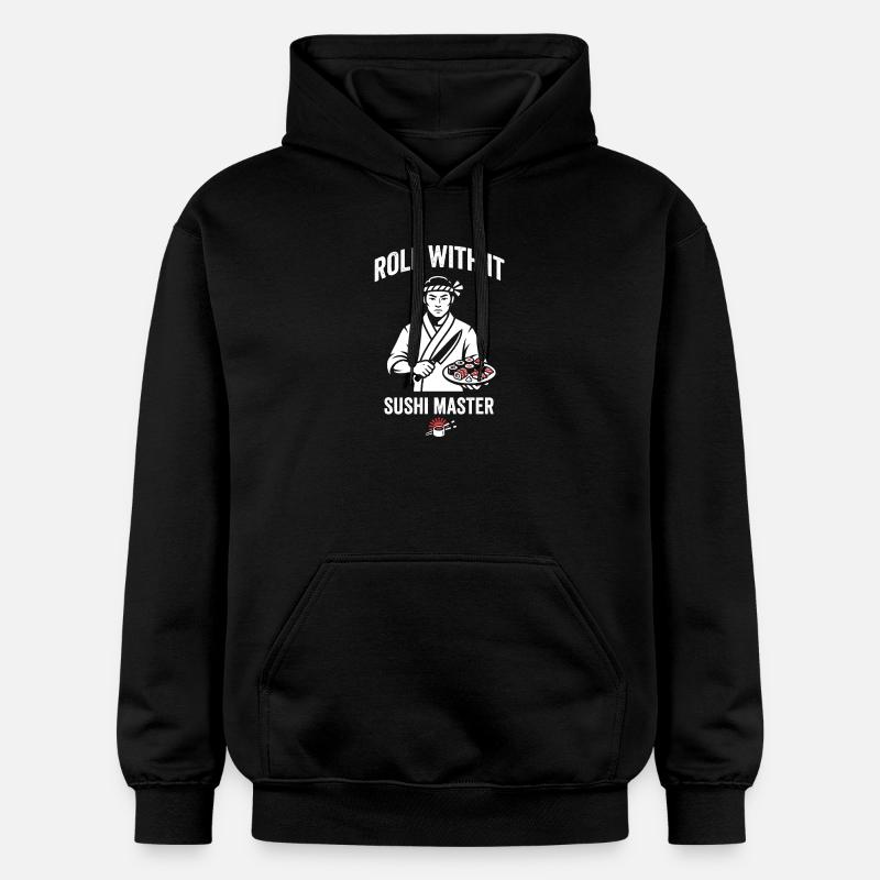 Roll With It Sushi Master - Sweat à capuche Softstyle® Gildan Unisexe - noir