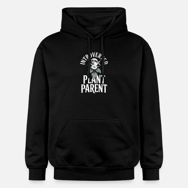 Tee parent de plante introverti - Sweat à capuche Softstyle® Gildan Unisexe - noir