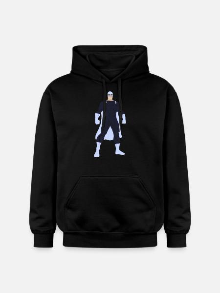 Be a Superhero! Be brave! - Gildan Unisex Softstyle® Midweight Hoodie - black