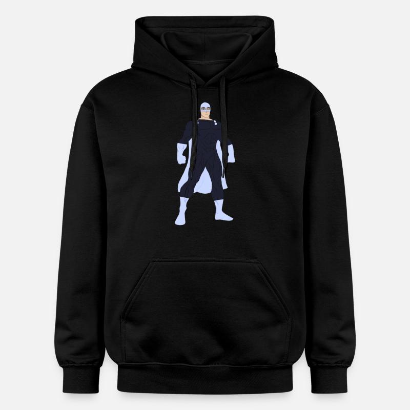 Soyez un super-héros ! Soyez courageux ! - Sweat à capuche Softstyle® Gildan Unisexe - noir