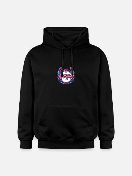 Amsterdam Crew Bunt - Gildan Unisex Softstyle® Midweight Hoodie - Schwarz