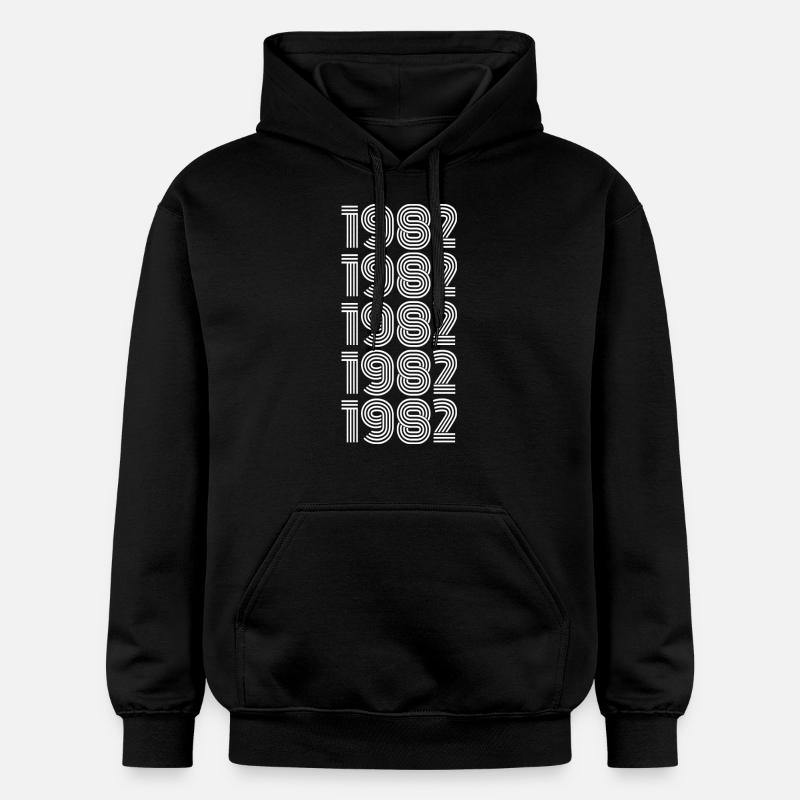 1982 - Sweat à capuche Softstyle® Gildan Unisexe - noir