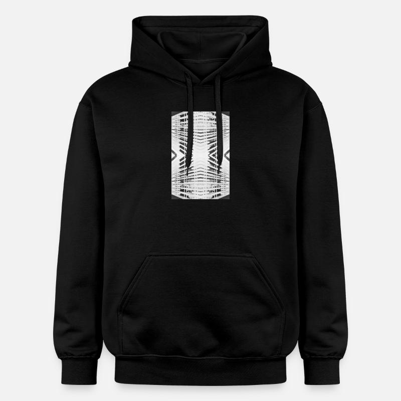 Bois abstrait V.2 - Sweat à capuche Softstyle® Gildan Unisexe - noir
