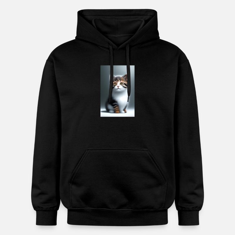 Bébé chat - Sweat à capuche Softstyle® Gildan Unisexe - noir