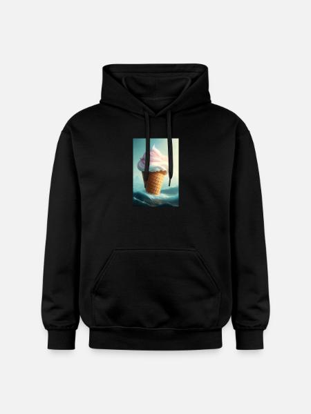 Glace - Sweat à capuche Softstyle® Gildan Unisexe - noir
