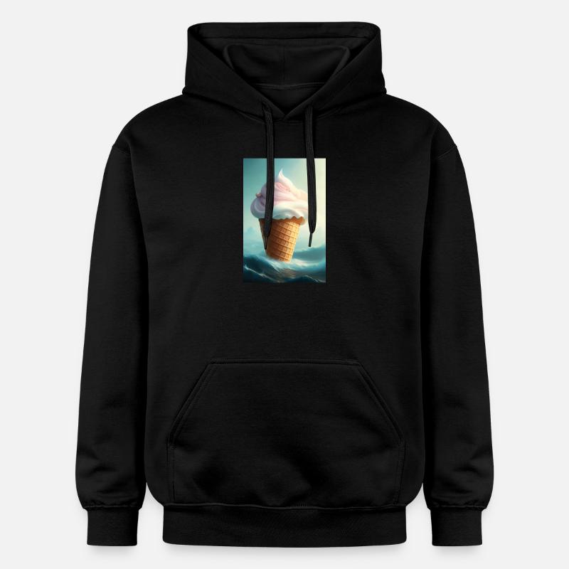 Glace - Sweat à capuche Softstyle® Gildan Unisexe - noir