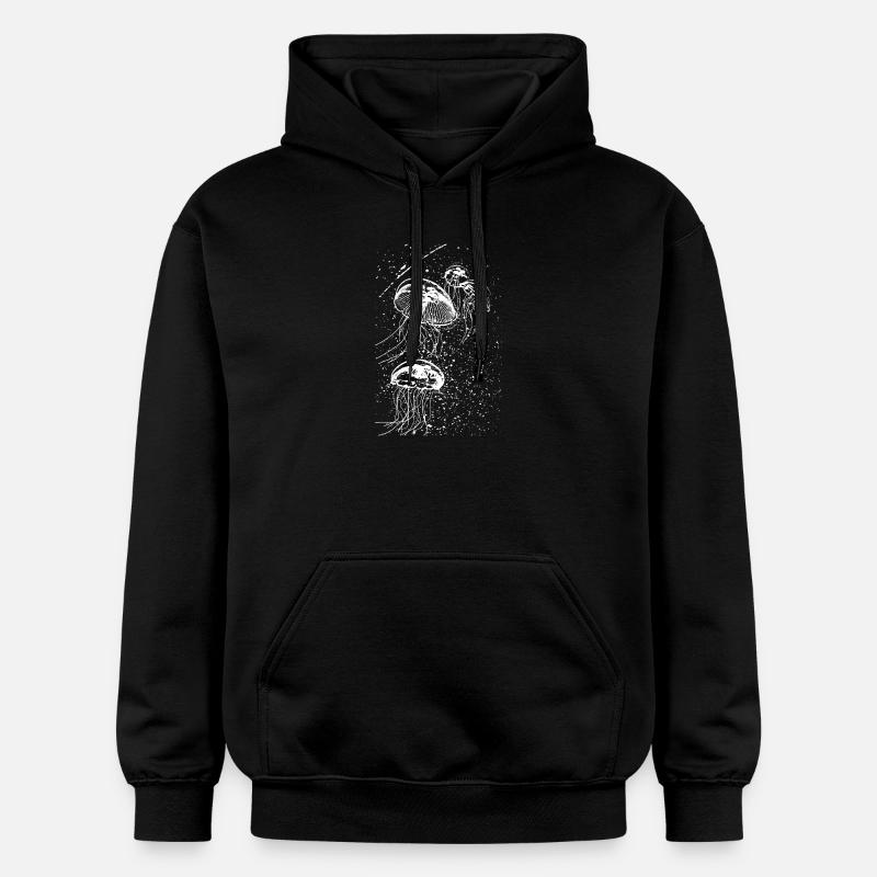 Méduses - Sweat à capuche Softstyle® Gildan Unisexe - noir