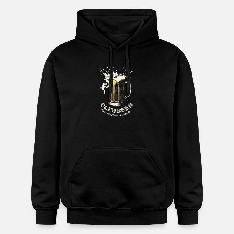 Chope de bière ClimbBeer - Sweat à capuche Softstyle® Gildan Unisexe - noir