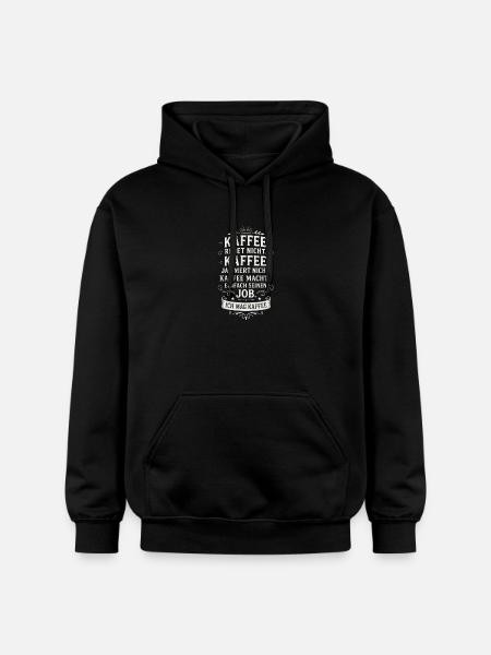 Coffee Funny Coffee Saying Office - Gildan Unisex Softstyle® Midweight Hoodie - black
