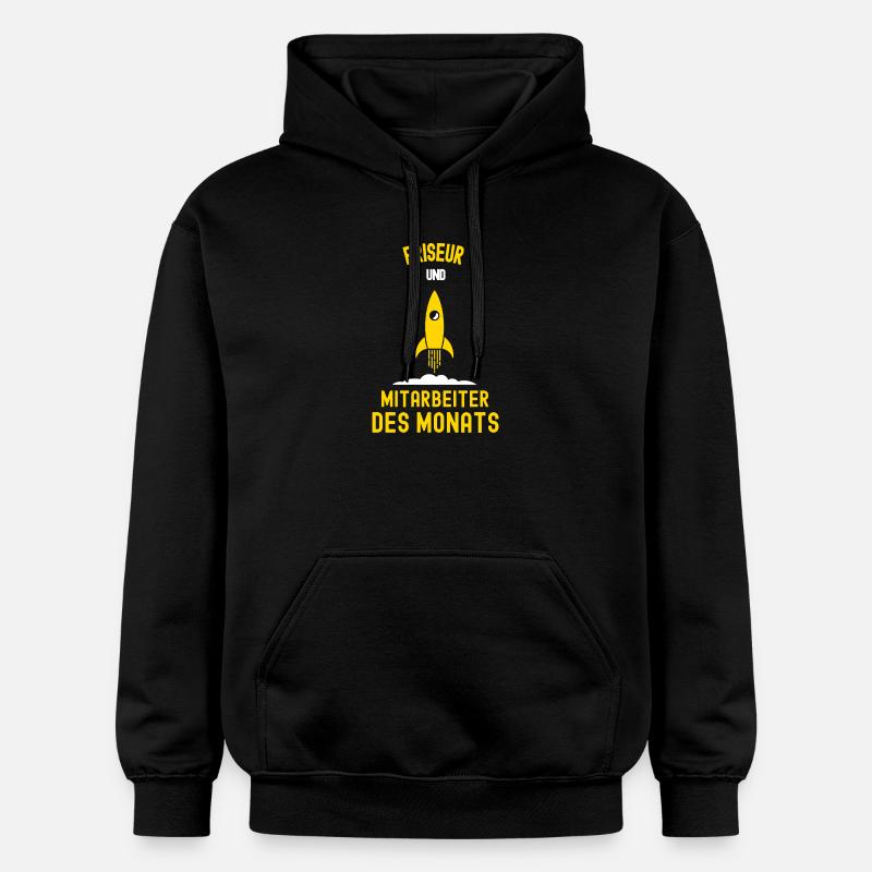 Coiffeur Employé du Mois Collègue Coiffeur - Sweat à capuche Softstyle® Gildan Unisexe - noir