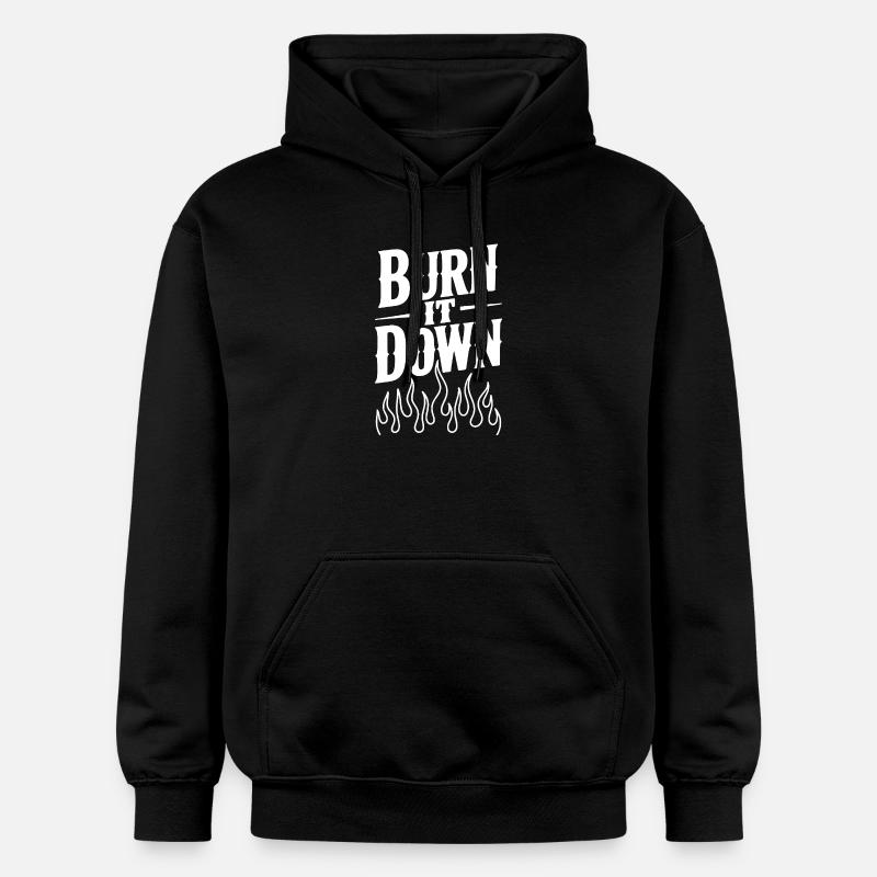 Brûlez tout - Sweat à capuche Softstyle® Gildan Unisexe - noir