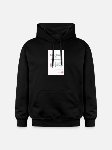 Lehrer Zeugnis Lustiges Abschiedsgeschenk - Gildan Unisex Softstyle® Midweight Hoodie - Schwarz