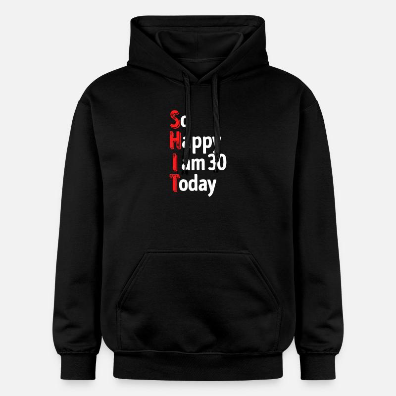 30 déclaration anniversaire 30 ans - Sweat à capuche Softstyle® Gildan Unisexe - noir