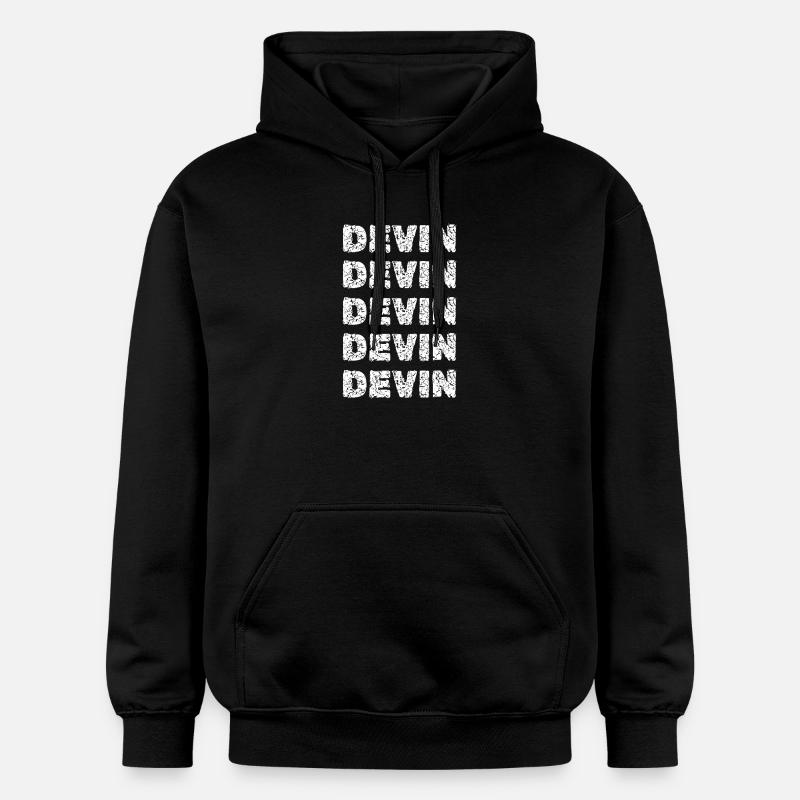 Devin comme Devin - Sweat à capuche Softstyle® Gildan Unisexe - noir