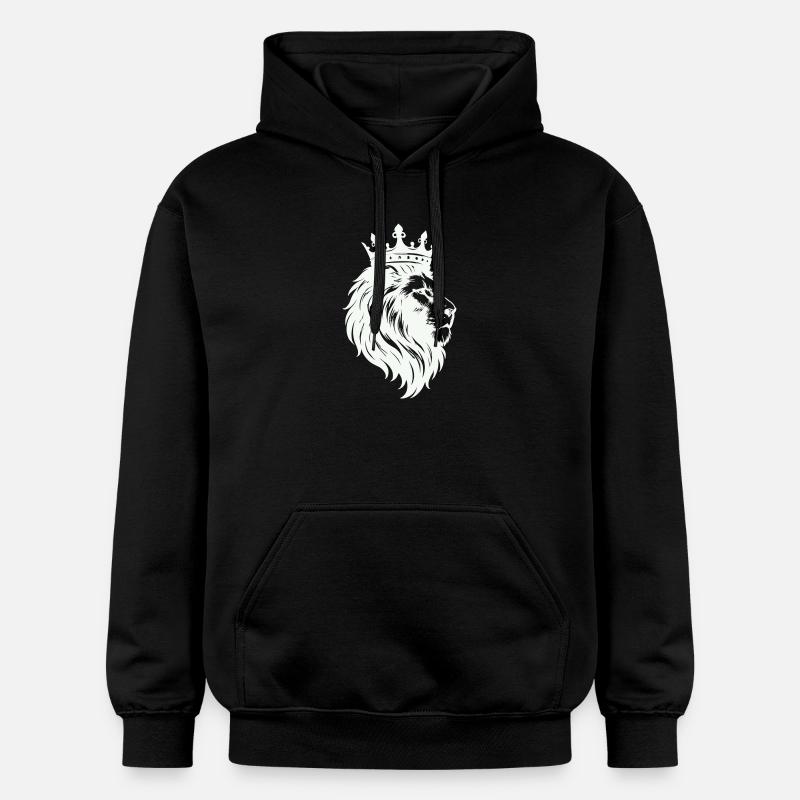 Couronne du Roi Lion - Sweat à capuche Softstyle® Gildan Unisexe - noir