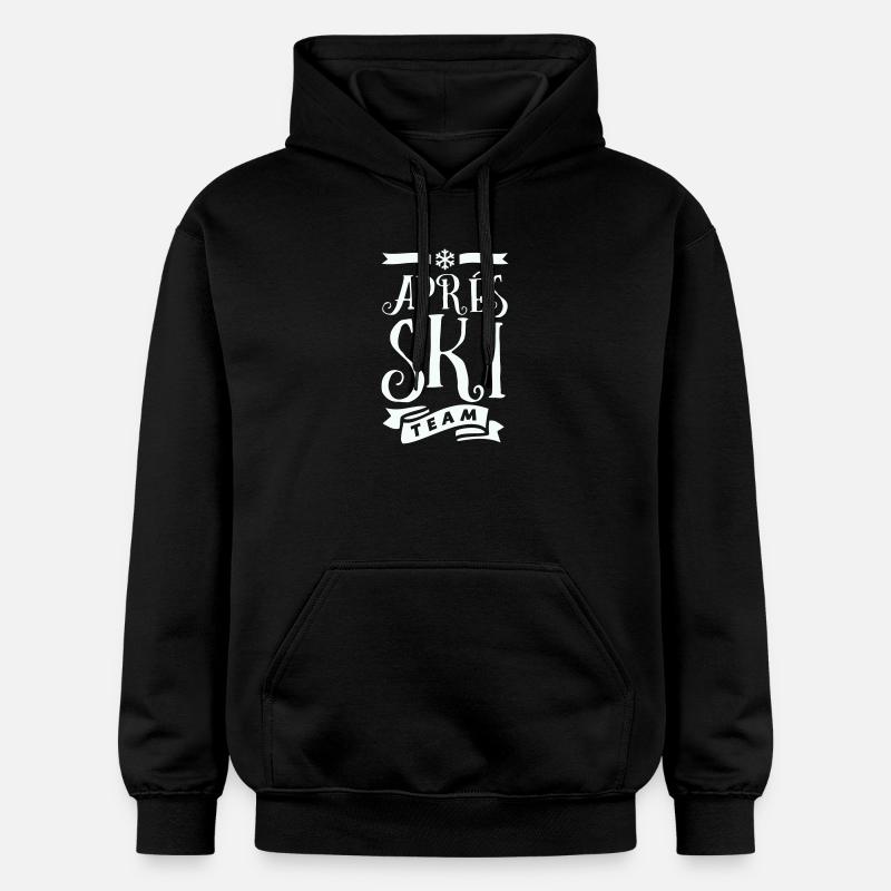 Équipe Après Ski - Sweat à capuche Softstyle® Gildan Unisexe - noir