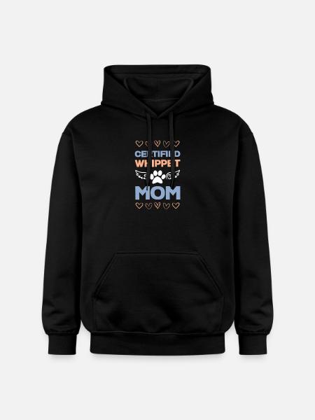 Zertifizierte Whippet Mama - Gildan Unisex Softstyle® Midweight Hoodie - Schwarz