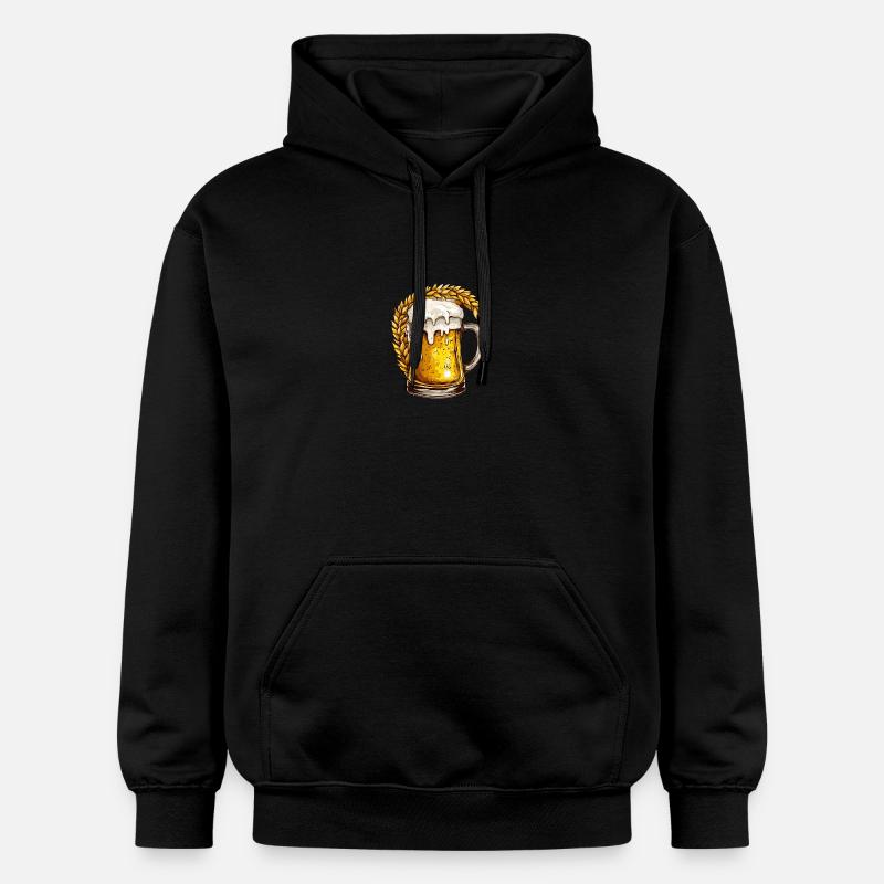 Chope à bière Houblon - Sweat à capuche Softstyle® Gildan Unisexe - noir
