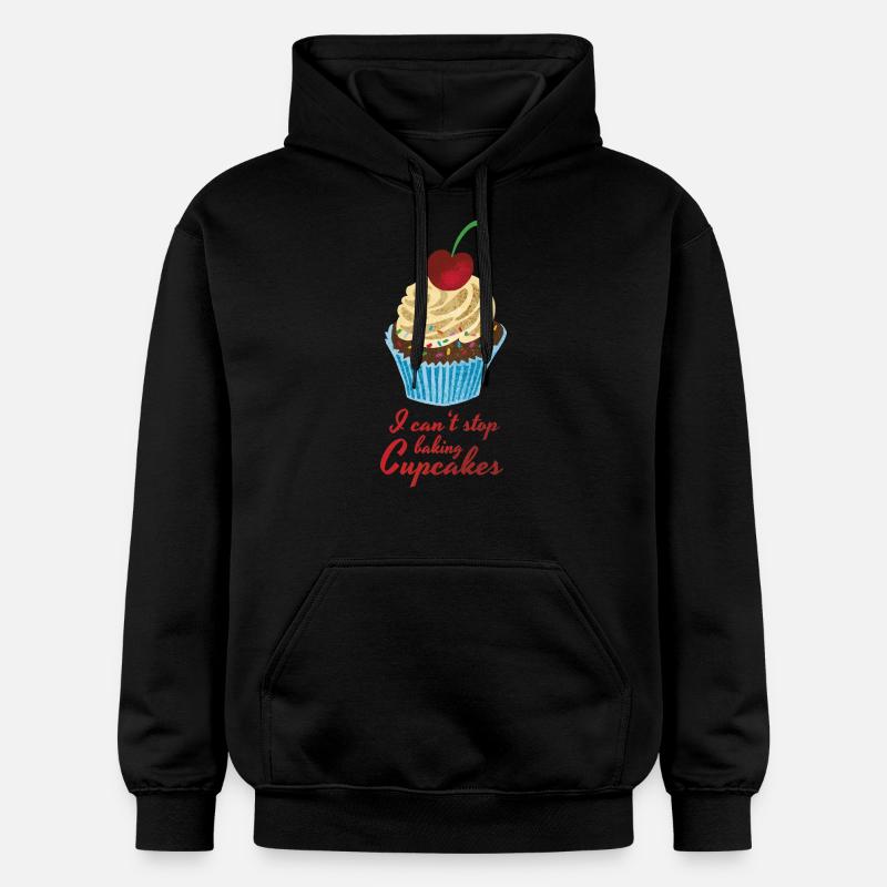 Cuisson des cupcakes - Sweat à capuche Softstyle® Gildan Unisexe - noir