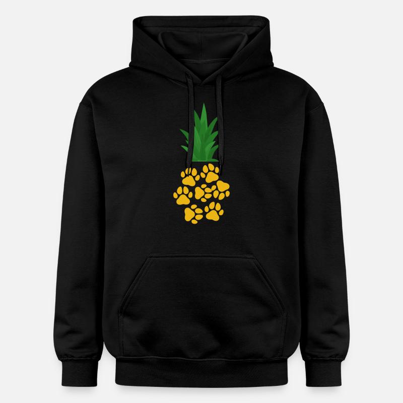 Patte d’ananas - Sweat à capuche Softstyle® Gildan Unisexe - noir