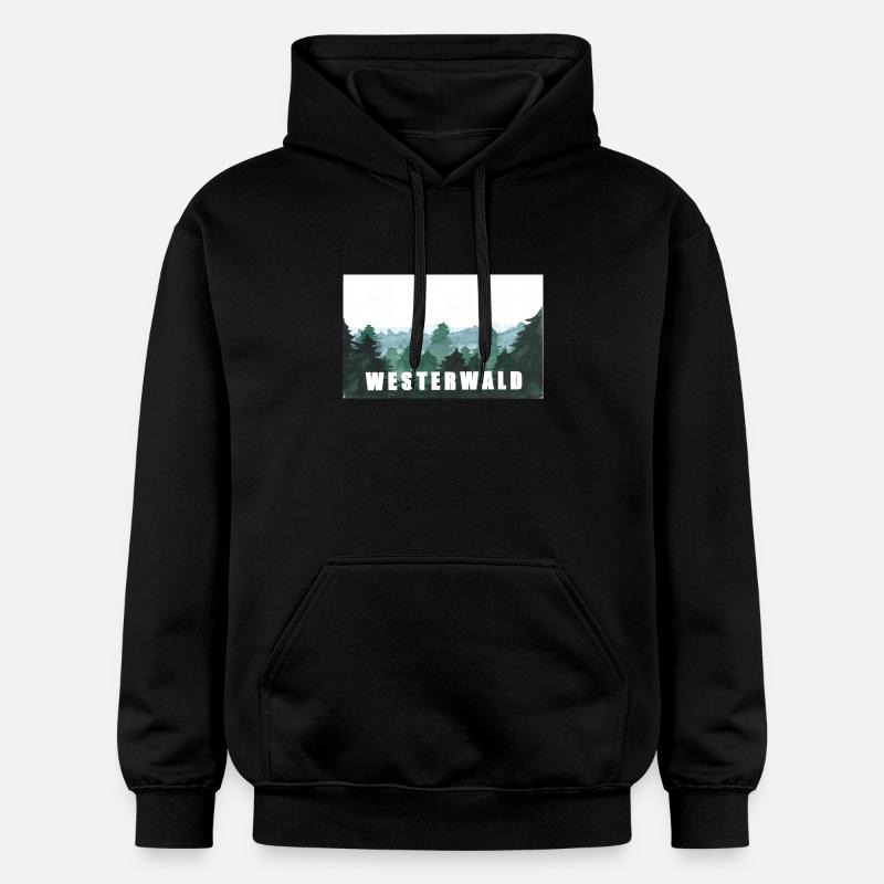 Westerwald - Sweat à capuche Softstyle® Gildan Unisexe - noir