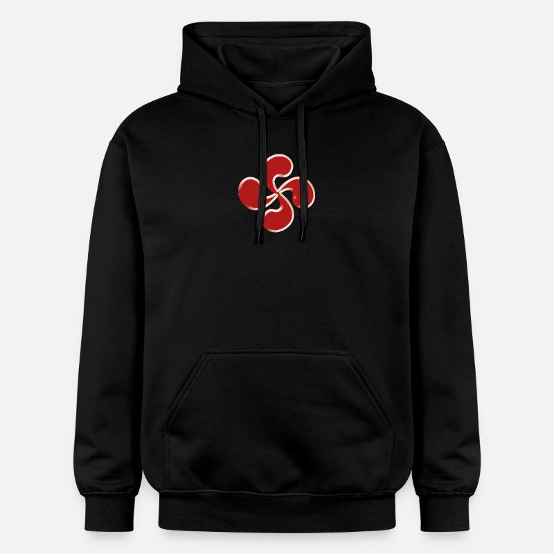 Croix basque 3d - Sweat à capuche Softstyle® Gildan Unisexe - noir