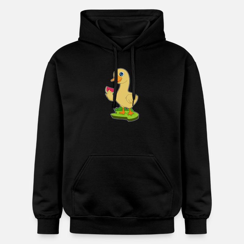Canard Pastèque - Sweat à capuche Softstyle® Gildan Unisexe - noir