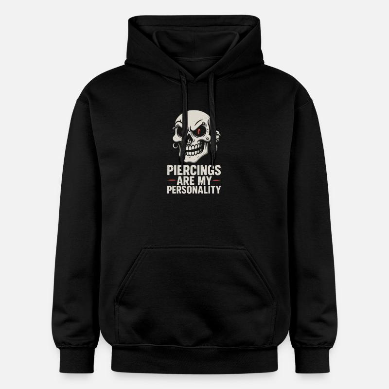 Piercing Addict Body Mod Enthusiast - Sweat à capuche Softstyle® Gildan Unisexe - noir